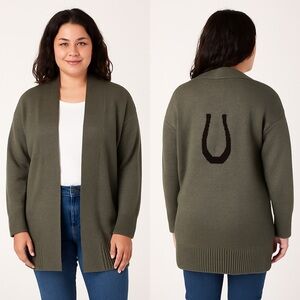 Candace Cameron Bure Oversized Horseshoe Cardigan | XXS Fits XS/Small‎